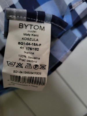 Koszula Bytom rozmiar 41 176/182 NOWA 100% bawełna