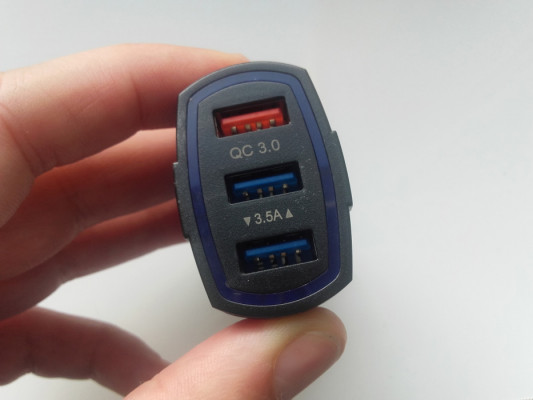 Ładowarka samochodowa USB Szybkie ładowanie, Quick Charge, TE-369, 5V,