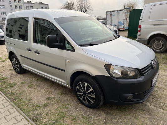 VW Caddy 1.6Tdi 2012r. Faktura Vat 23, Salon PL, Drugi właściciel.