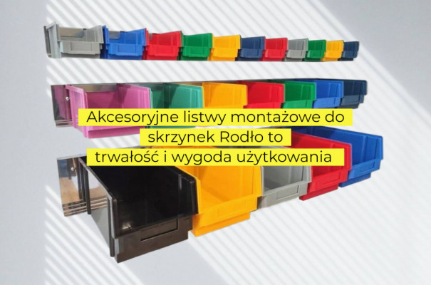 Listwa montażowa do skrzynek magazynowych – cena 65,00 zł brutto