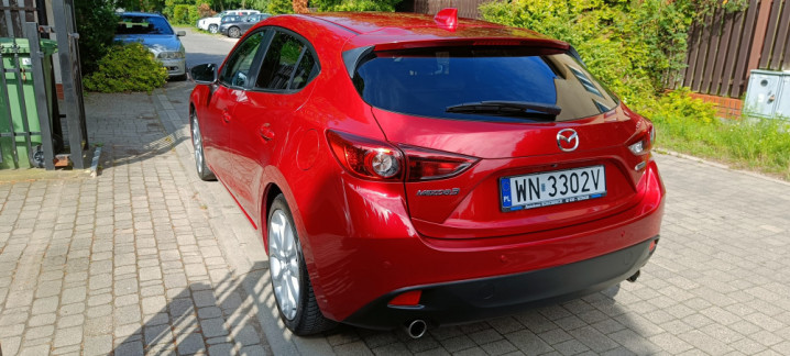 Mazda 3 III2.0 Sports-Line, automat,skóra,ksenony,nawigacja,kamera,bez