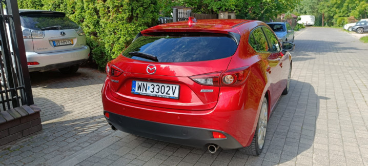 Mazda 3 III2.0 Sports-Line, automat,skóra,ksenony,nawigacja,kamera,bez