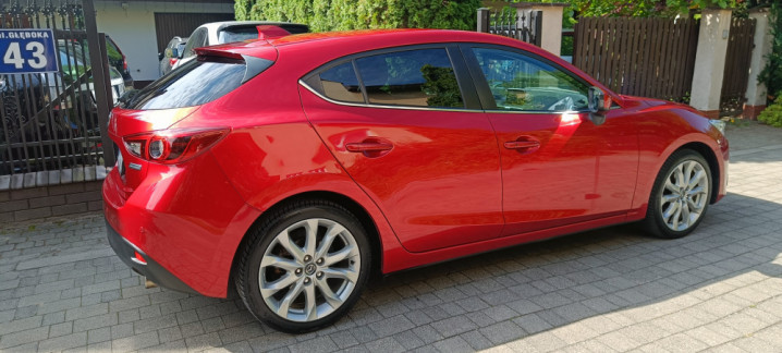 Mazda 3 III2.0 Sports-Line, automat,skóra,ksenony,nawigacja,kamera,bez