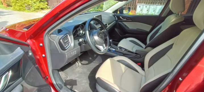 Mazda 3 III2.0 Sports-Line, automat,skóra,ksenony,nawigacja,kamera,bez