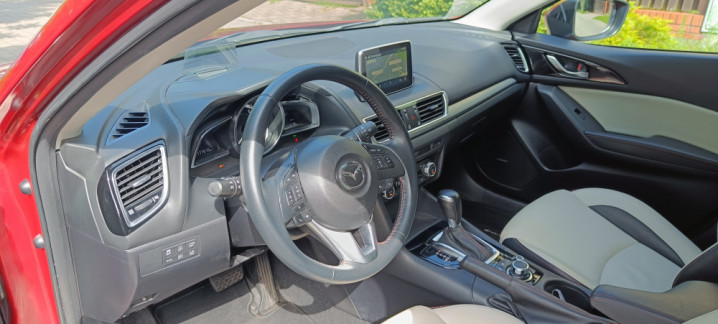 Mazda 3 III2.0 Sports-Line, automat,skóra,ksenony,nawigacja,kamera,bez