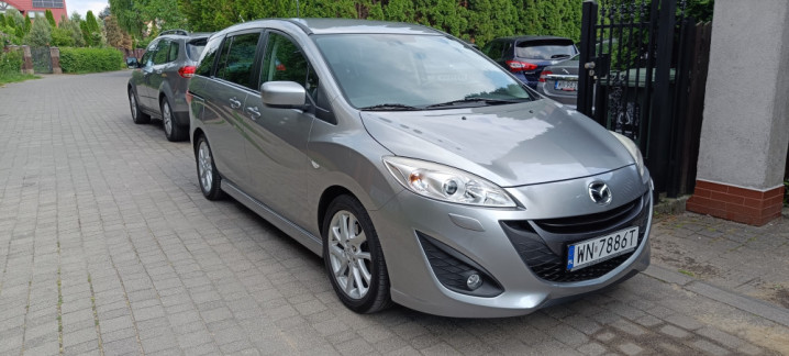 Mazda 5 II 2.0 16V i-stop, Sports-Line,150 KM,bezwyp. 7-miejsc,skóra,