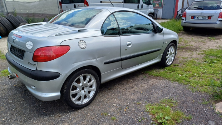 Peugeot 206 CC 2003 r 2.0 benzyna