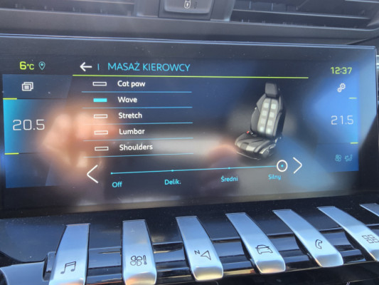 Peugeot 508 II masaż plug-in noktowizor