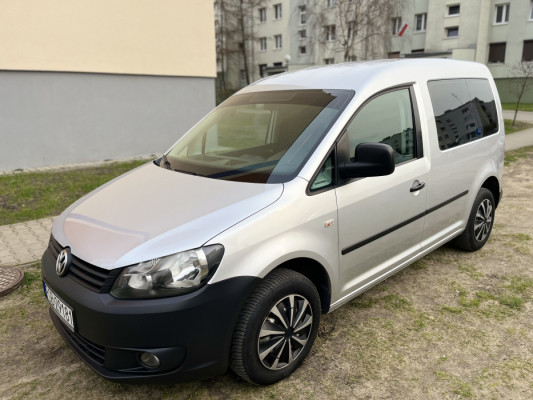 Volkswagen Caddy III 1.6tdi 2012r. Faktura Vat 23, 5-cio osobowy.