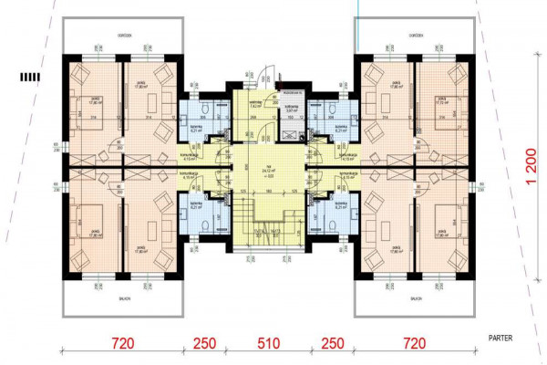 Budynek z apartamentami w Grywałdzie