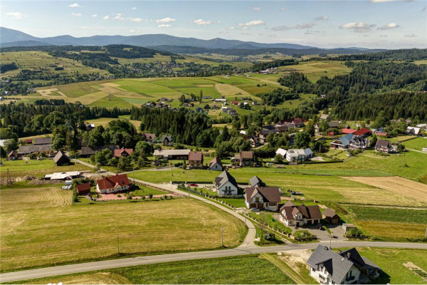 Dom w Jabłonce z widokiem na Tatry