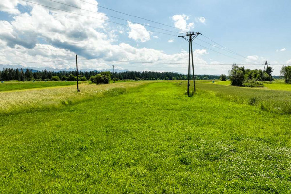 Widokowa działka budowlana w Dębnie