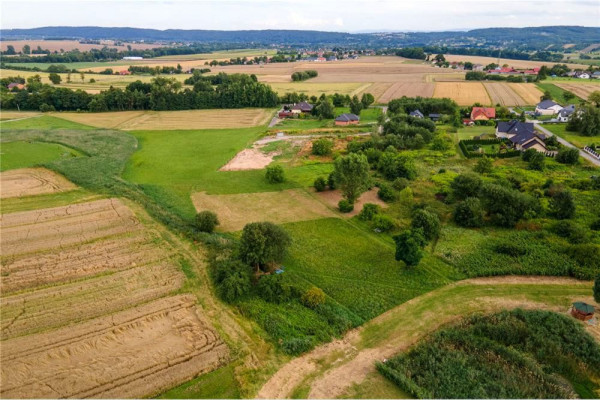 Budowlana działka w Siedlcu gm.Krzeszowice - dz. B