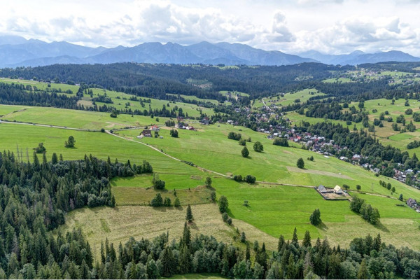 Działka 67ar z cudownym widokiem na Tatry!