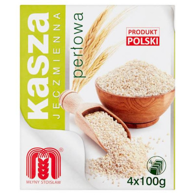 Kasza Jęczmienna Perłowa 4x100 Saszetki 400 g. x6