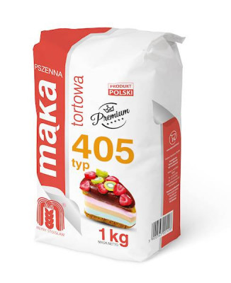 Młyny Stoisław Mąka pszenna tortowa premium typ 405, 1 kg x 12