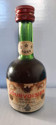 50Letnia Courvoisier Cognac Whisky 27ml -lata 70 XXwieku