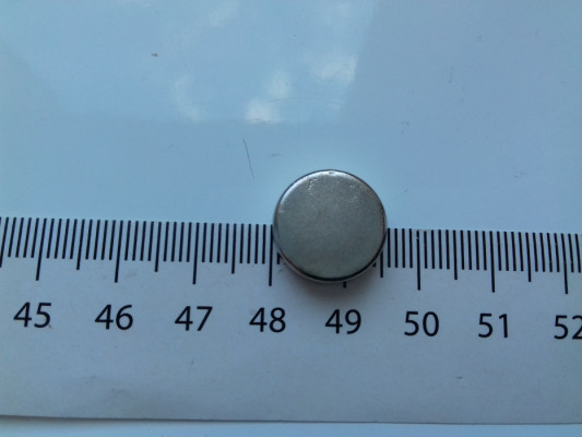Magnes neodymowy okrągły mocny, 15mm x 4,8mm, 3059588644502836, CNG007