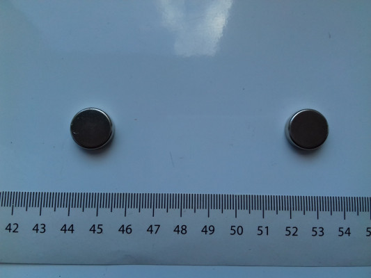 Magnes neodymowy okrągły mocny, 15mm x 4,8mm, 3059588644502836, CNG007