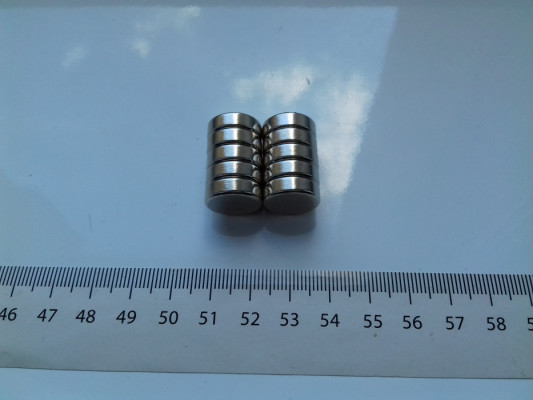Magnes neodymowy okrągły mocny, 15mm x 4,8mm, 3059588644502836, CNG007