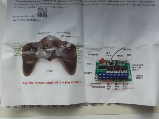 Nadajnik 2.4GHZ DC 6V-15V, 5A, DIY odbiornik zdalnego sterowania, czoł