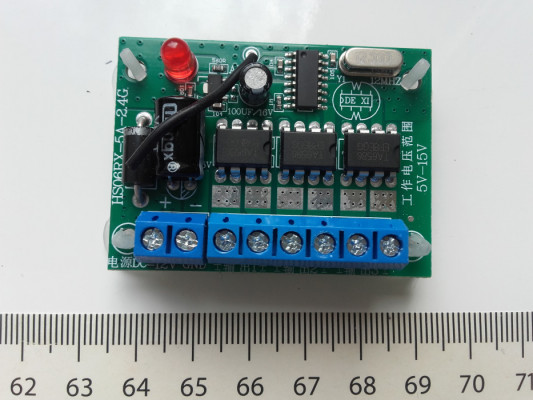 Nadajnik 2.4GHZ DC 6V-15V, 5A, DIY odbiornik zdalnego sterowania, czoł