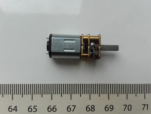 Silnik Micro GA12-N20, 6V, z przekładnią spowalniającą 15RPM, 10g, NOW