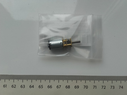 Silnik Micro GA12-N20, 6V, z przekładnią spowalniającą 15RPM, 10g, NOW