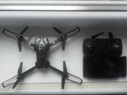 Dron składany E99pro, z 2xkamerą i podglądem na smartfonie FPV, 03