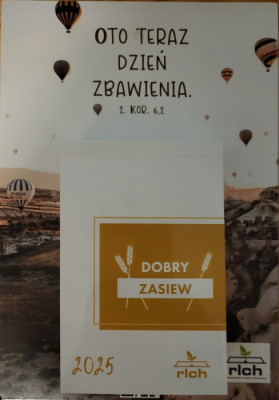 KATOLICKI Kalendarz 2025 zawiera 366 wiadomości głoszące Dobrą Nowinę