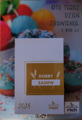 KATOLICKI Kalendarz 2025 zawiera 366 wiadomości głoszące Dobrą Nowinę