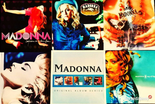 Znakomity Zestaw 5 płytowy CD Madonna Zestaw Nowy Folia !
