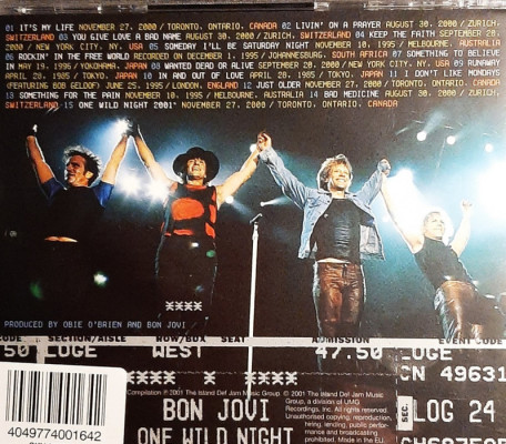 Polecam Znakomity Album CD Bon Jovi One Wild Night CD Nowe