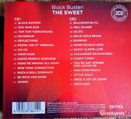 Sprzedam Rewelacyjny Album 2 CD Legendarnego Zespołu Sweet