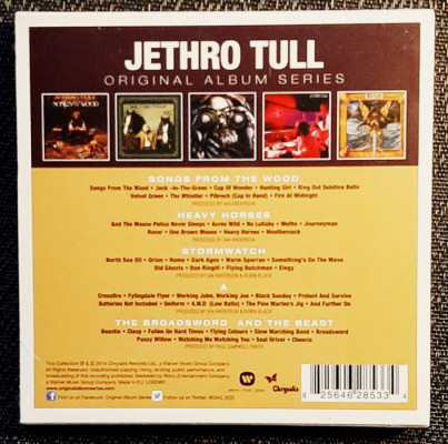 Polecam Wspaniały Zestaw 5 płyt CD Jethro Tull- Limitowana Edycja