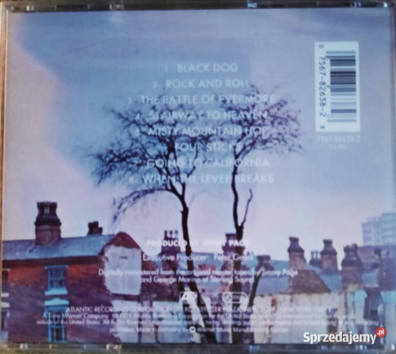 Polecam Album CD Kultowego Zespołu LED ZEPPELIN  IV CD