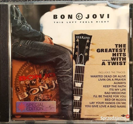 Polecam CD BON JOVI -This Left Feel Right CD Edycja Limitowa