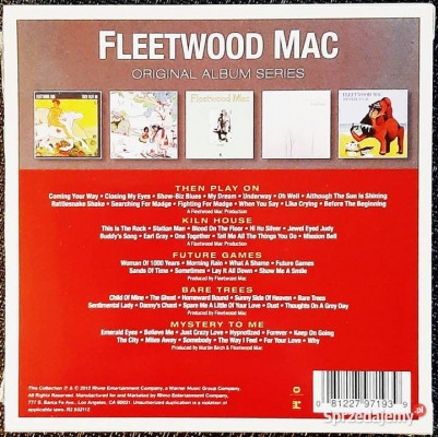 Polecam Zestaw 5XCD Kultowego Zespołu -FLEETWOOD MAC 5CD