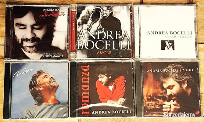 Polecam Znakomity Zestaw 6 Albumów CD Andrea Bocelli