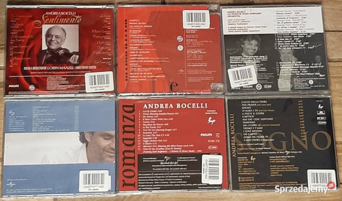 Polecam Znakomity Zestaw 6 Albumów CD Andrea Bocelli