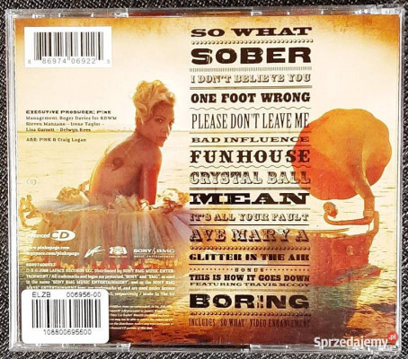 Polecam Album CD PINK -Album -Fun Hause CD