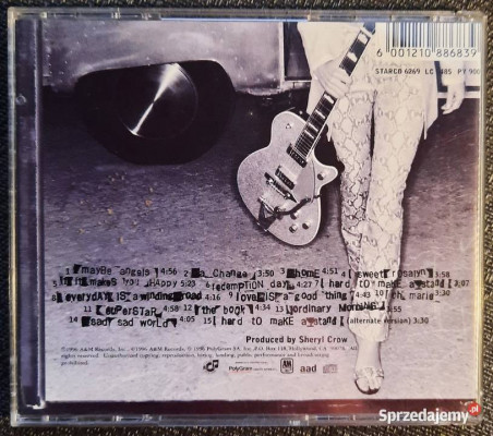 Polecam Wspaniały Album CD SHERYL CROW -Album sheryl