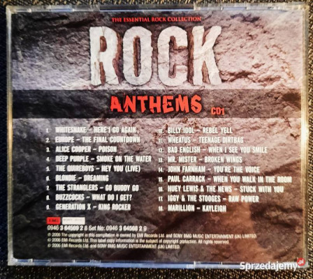 Polecam CD Rockowy Składak Rock Anthems Various Artists