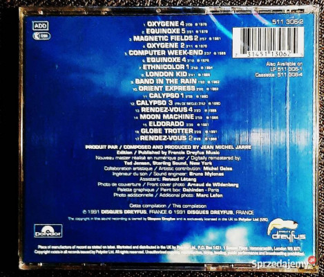 Polecam Album CD JEAN MICHEL JARRE - Album Images