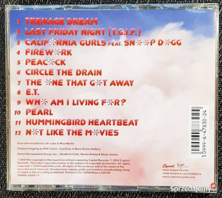 Polecam wspaniały Album CD KATY PERRY Teenage Dream