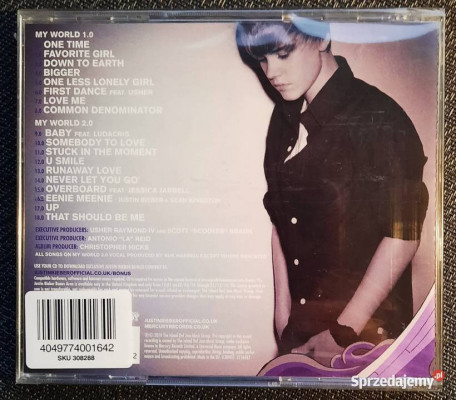 Polecam Album CD -JUSTIN BIEBER Album - My Worlds 1-2