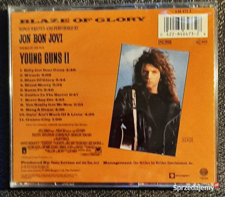 Polecam Album CD JON BON JOVI -Album Blaze Of Glory Young Gu