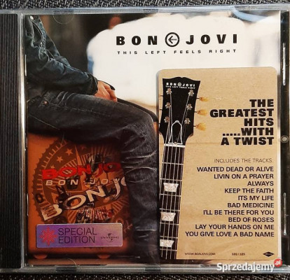 Polecam CD BON JOVI -This Left Feel Right CD Edycja Limitowa