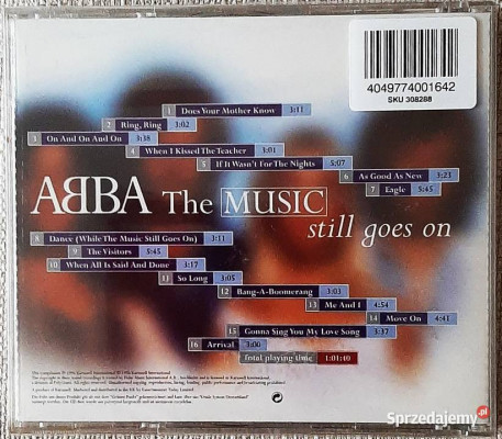 Polecam Album CD Zespołu ABBA - Album The Music still goes o