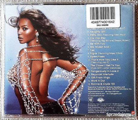 Polecam Wspaniały Album BEYONCE -Album Dangerously In Love